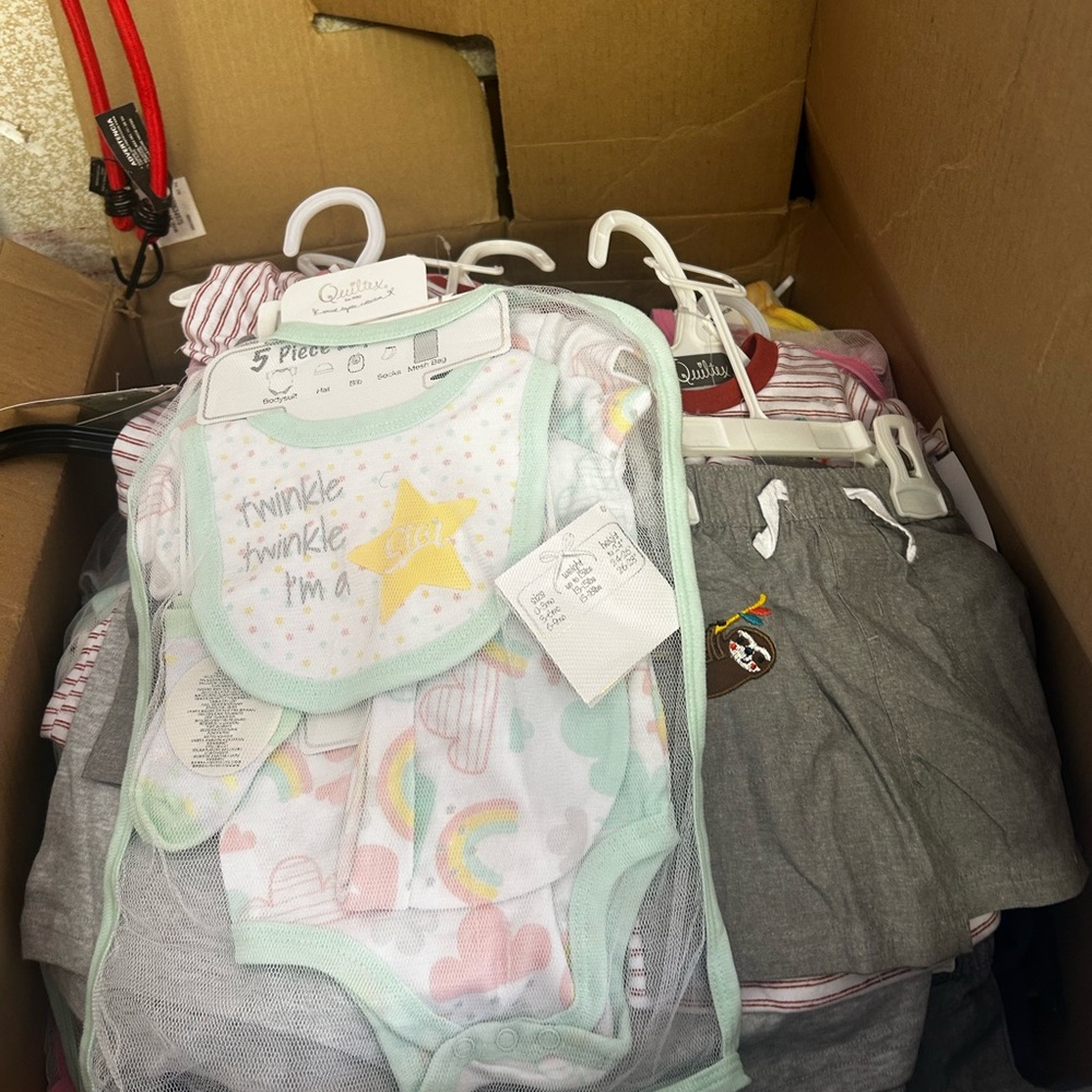Baby Clothing Set with Bib and Onesie
